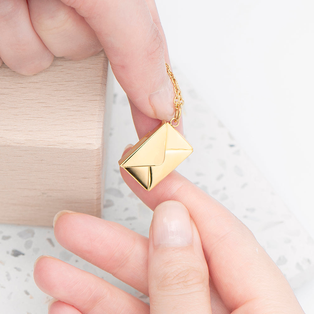 Personalised Secret Message Envelope Necklaces: 10 - Necklaces By Gift Moments