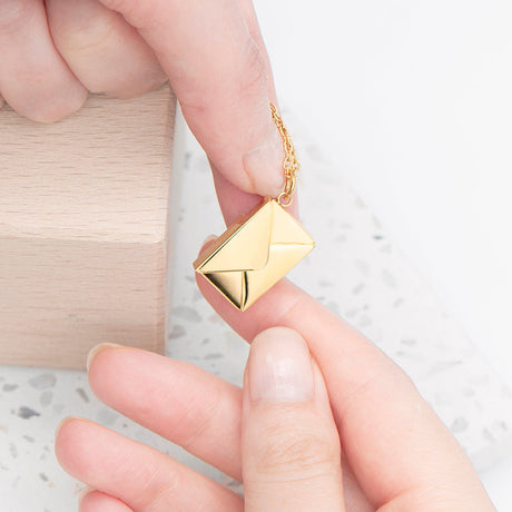 Personalised Secret Message Envelope Necklaces: 10 - Necklaces By Gift Moments