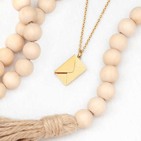 Personalised Secret Message Envelope Necklaces: 7 - Necklaces By Gift Moments