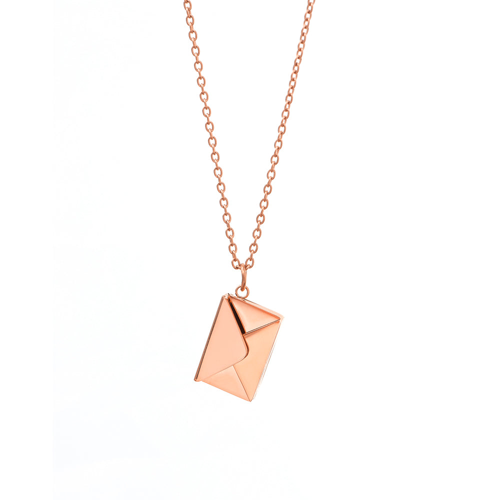 Personalised Secret Message Envelope Necklaces: 14 - Necklaces By Gift Moments