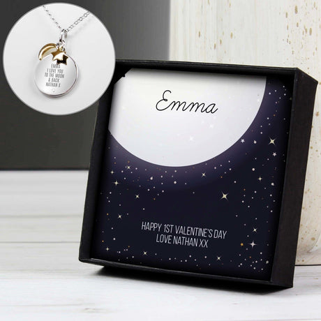 Personalised Sentiment Disc Necklace and Box: 3 - Necklaces By Gift Moments