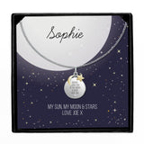 Personalised Sentiment Disc Necklace and Box: 5 - Necklaces By Gift Moments
