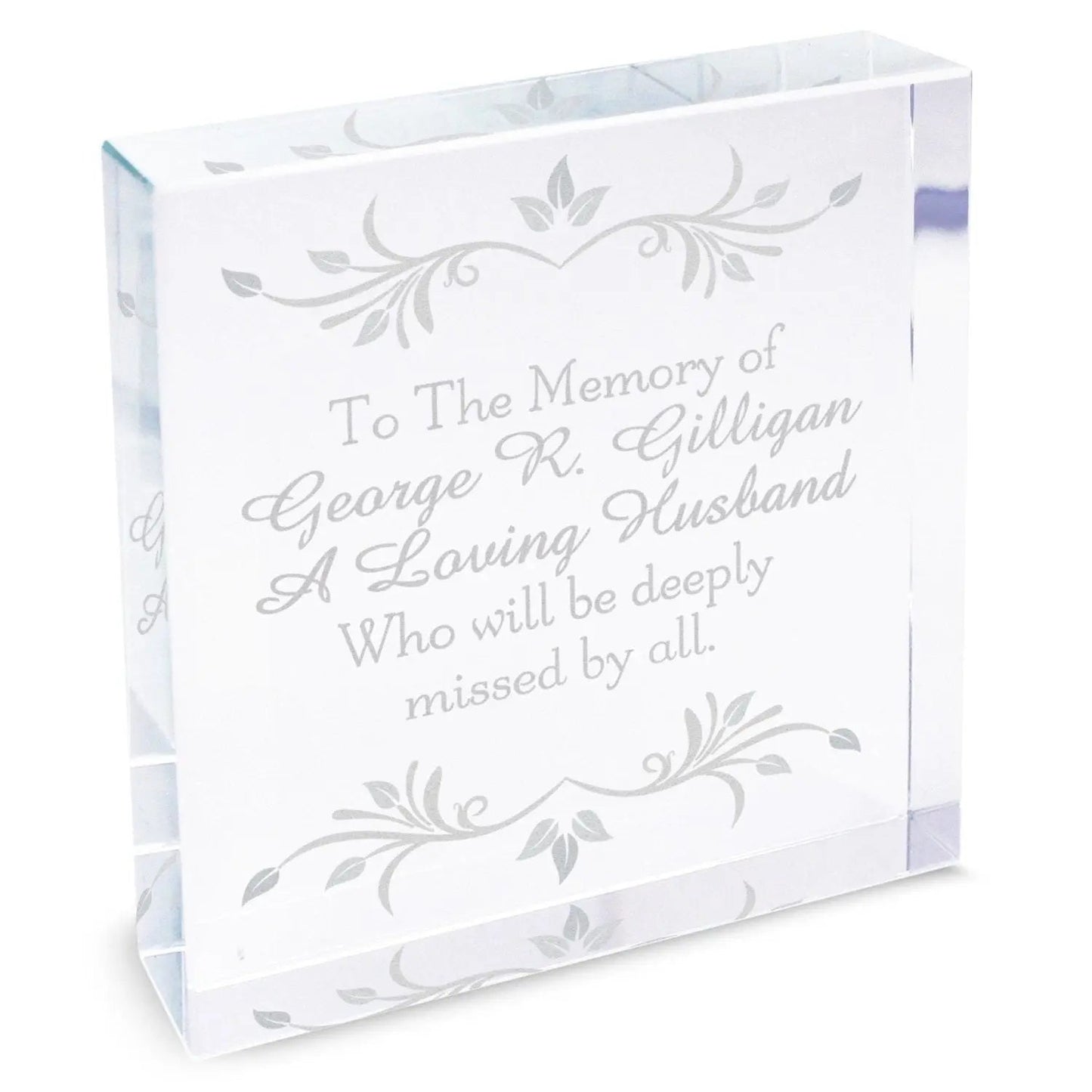 Personalised Sentiments Crystal Token: 3 - Crystal Tokens By Gift Moments