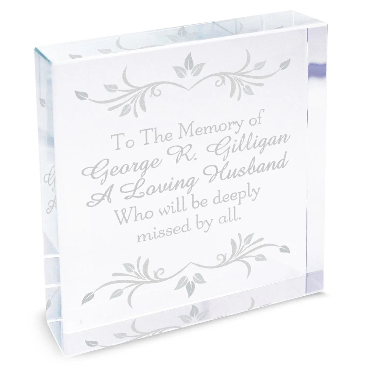 Personalised Sentiments Crystal Token: 3 - Crystal Tokens By Gift Moments