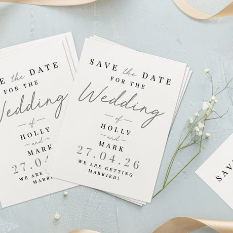 Personalised Set of 36 Wedding Save the Dates: 3 - Keepsakes By Gift Moments