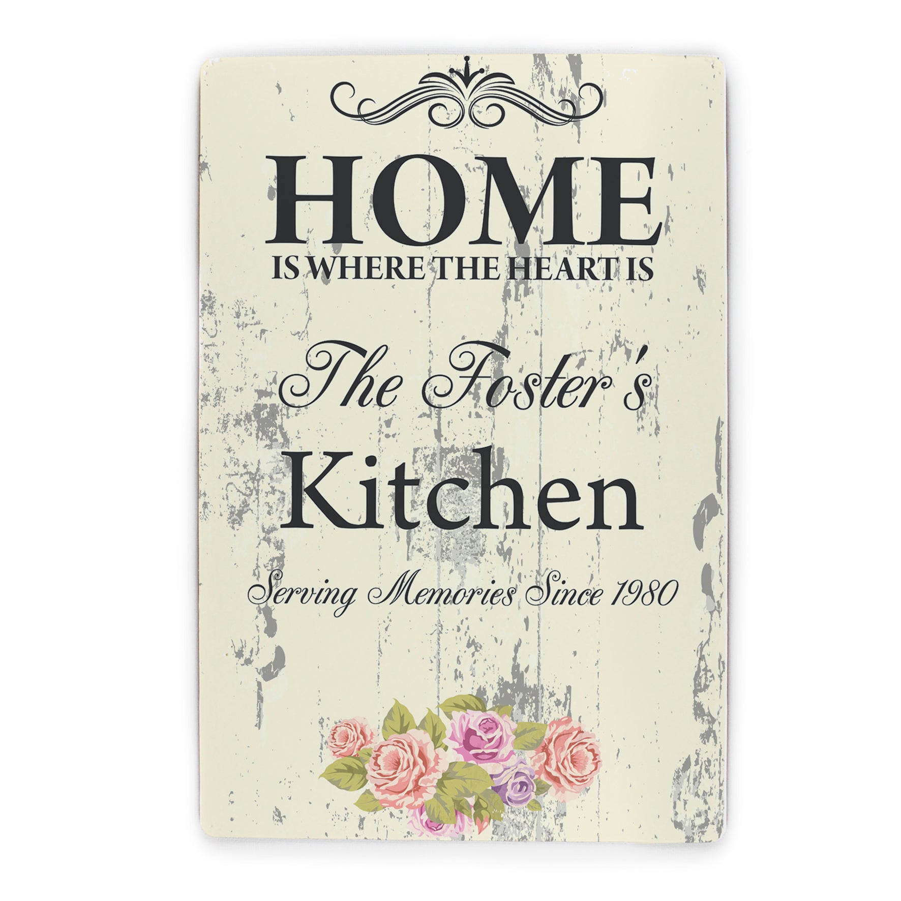 Personalised Shabby Chic Sign - Shop Signs & Plaques At Gift Moments - 2