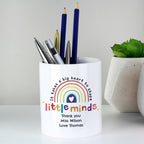 Personalised Shape Little Minds Ceramic Storage Pot - Shop Storage At Gift Moments - 2
