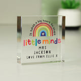 Personalised Shape Little Minds Crystal Token: 2 - Crystal Tokens By Gift Moments