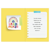 Personalised Shape Little Minds Greeting Card: 5 - Greeting Cards By Gift Moments