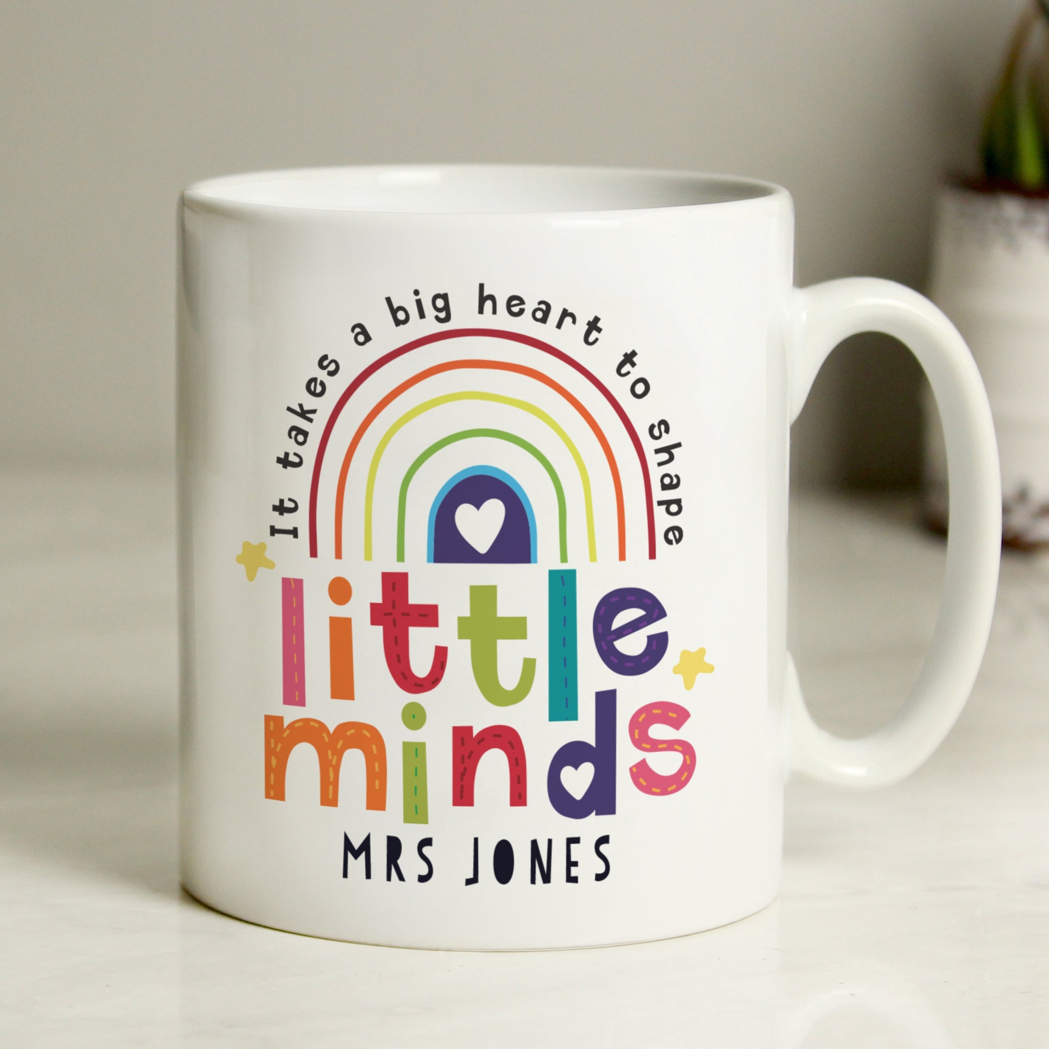 Personalised Shape Little Minds Mug: 5 - Mugs By Gift Moments
