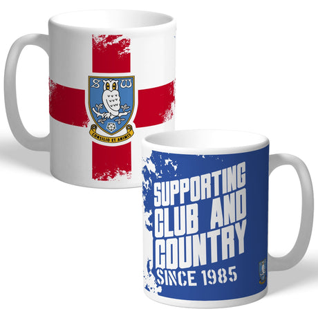 Personalised Sheffield Wednesday FC Club and Country Mug: 1 - Mugs By Sheffield Wednesday