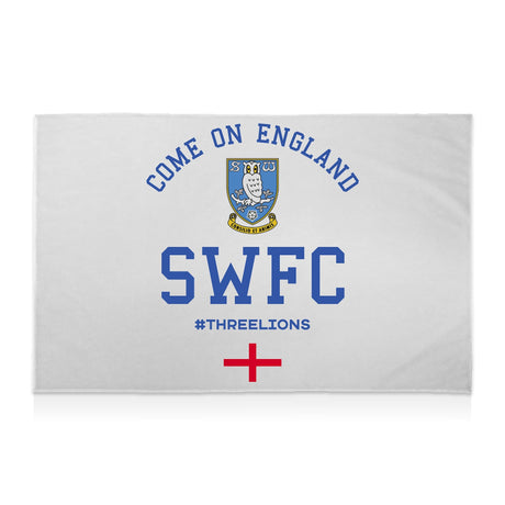 Personalised Sheffield Wednesday FC Come On England 8ft x 5ft Banner: 1 - Flags & Banners By Sheffield Wednesday
