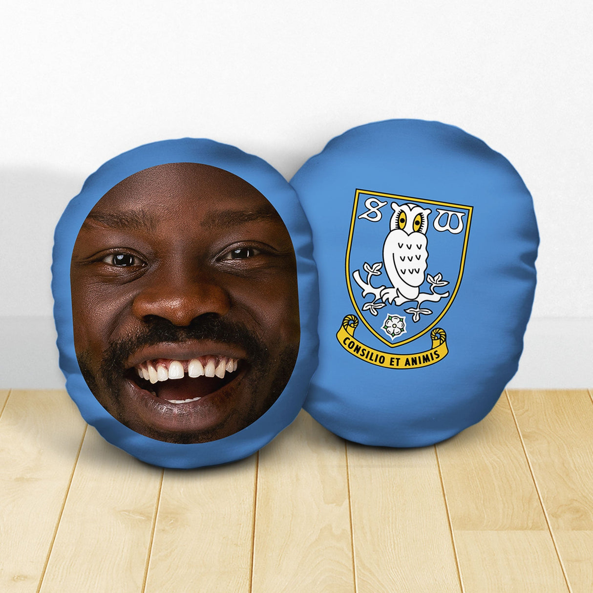 Personalised Sheffield Wednesday FC Crest Mush Cush: 1 - Cushions By Sheffield Wednesday
