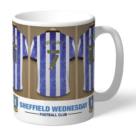 Personalised Sheffield Wednesday FC Dressing Room Mug: 1 - Mugs By Sheffield Wednesday