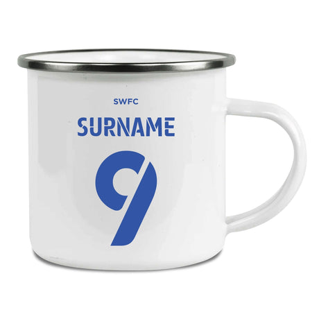 Personalised Sheffield Wednesday FC Enamel Mug: 1 - Mugs By Sheffield Wednesday