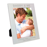 Personalised Silver 5x7 Daddy & Me Photo Frame: 4 - Photo Frames By Gift Moments
