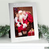 Personalised Silver 5x7 Christmas Photo Frame: 2 - Photo Frames By Gift Moments