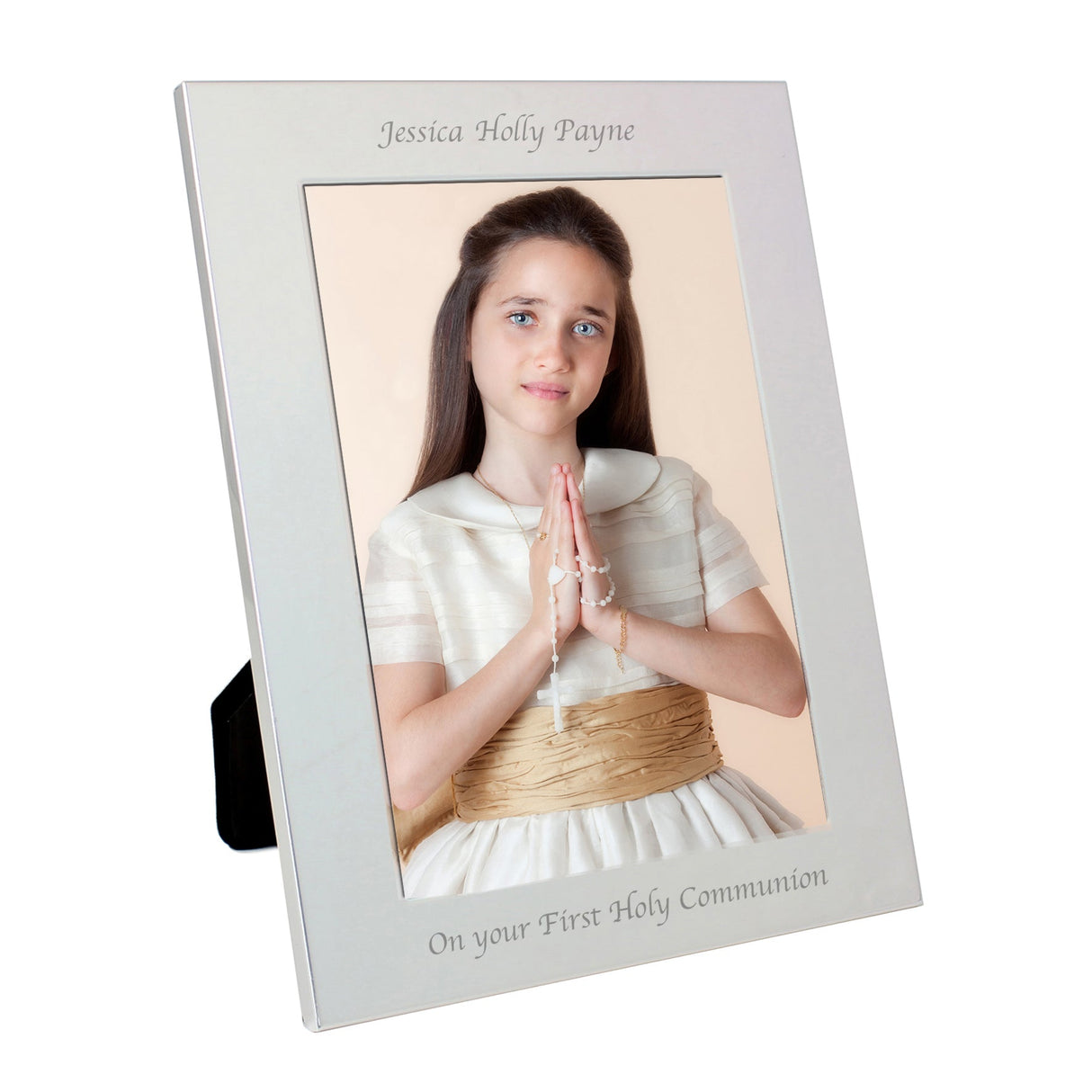 Personalised Silver 5x7 Photo Frame: 5 - Photo Frames By Gift Moments