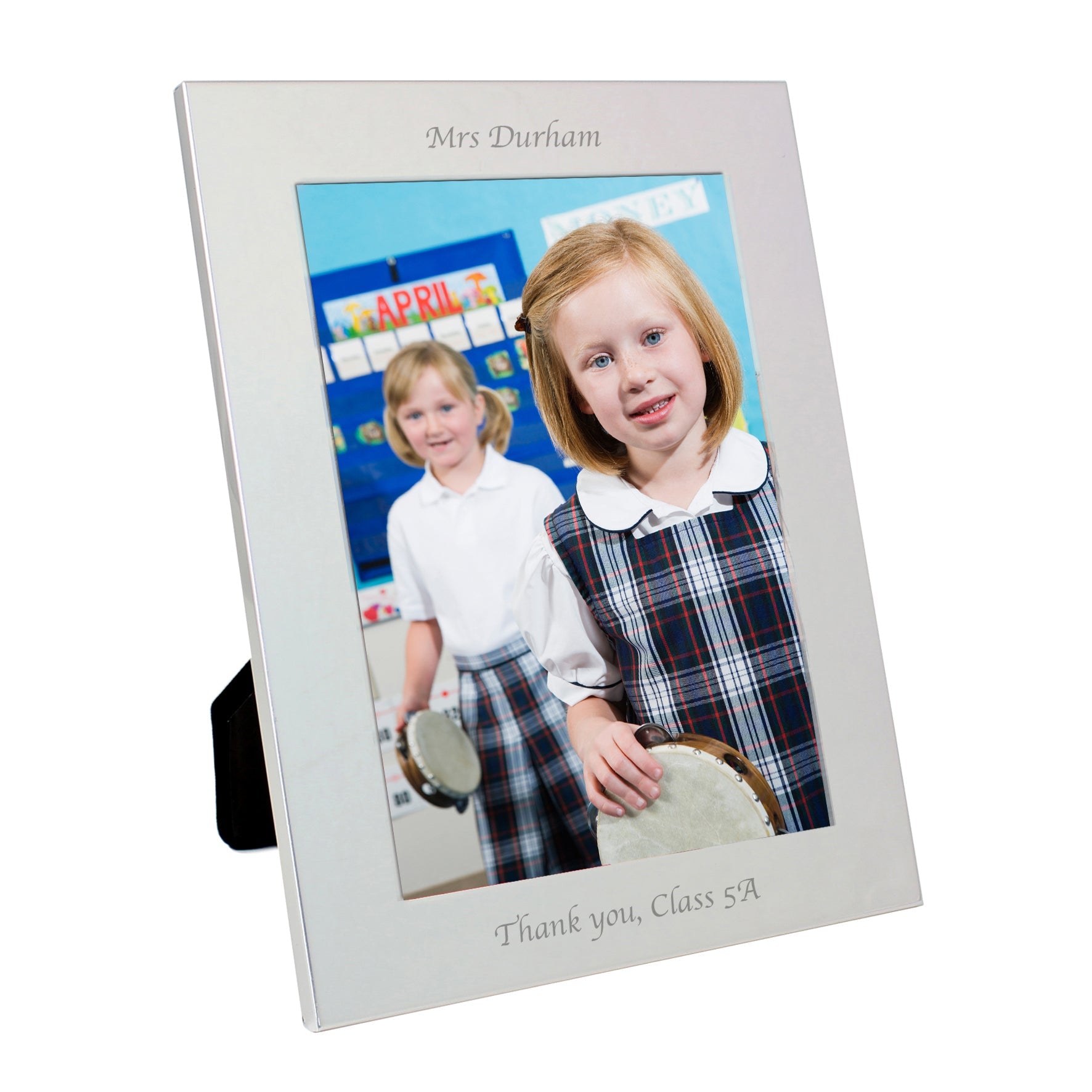 Personalised Silver 5x7 Photo Frame: 9 - Photo Frames By Gift Moments