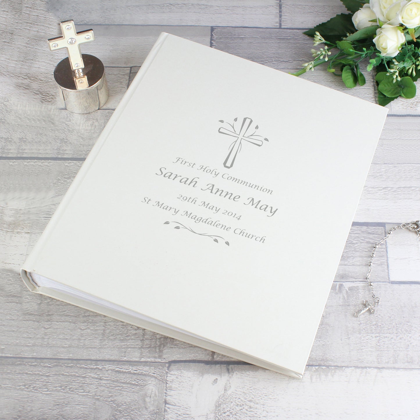 Personalised Silver Cross Traditional Photo Album: 1 - Photo Albums By Gift Moments