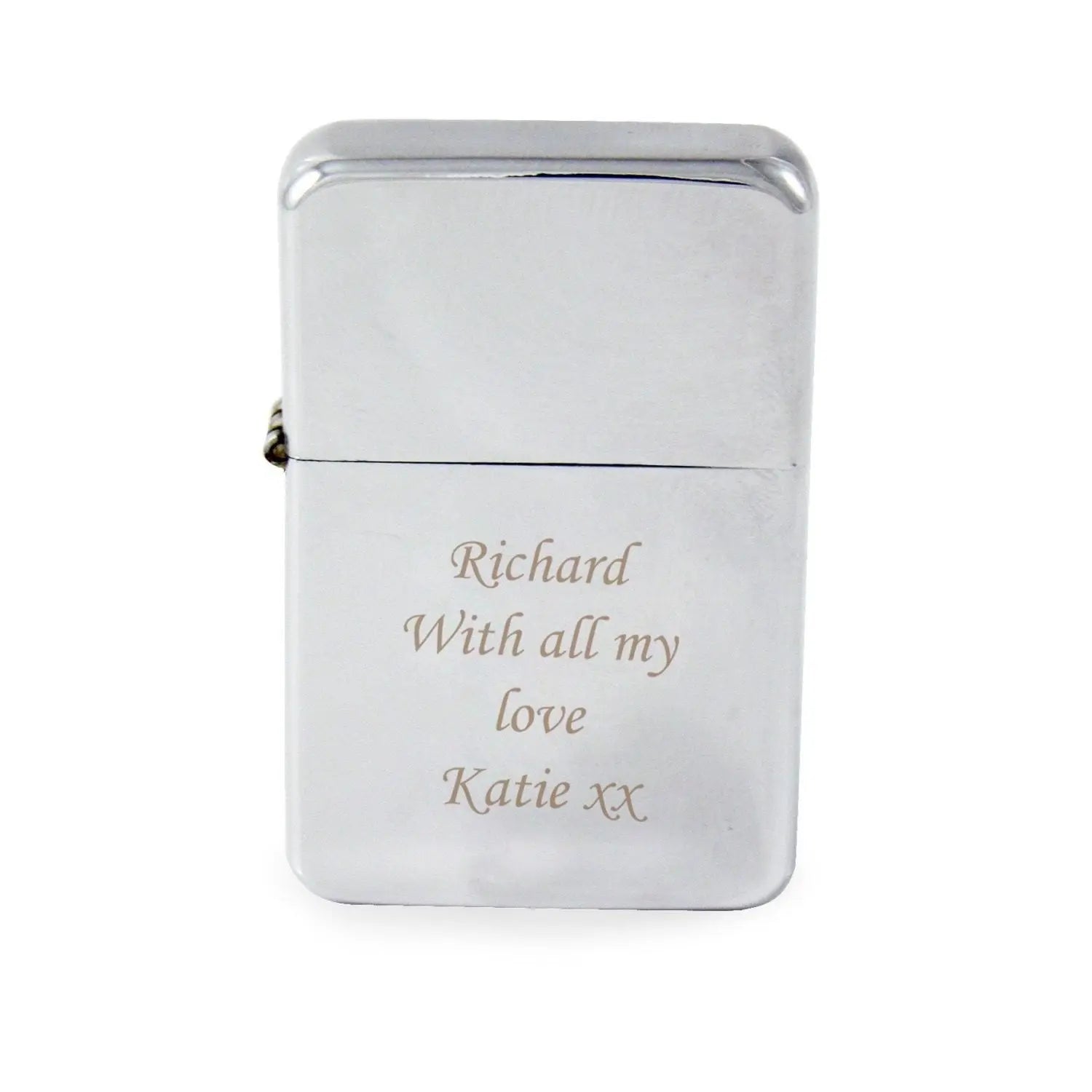 Personalised Silver Lighter - Shop Smoking Accessories At Gift Moments - 3