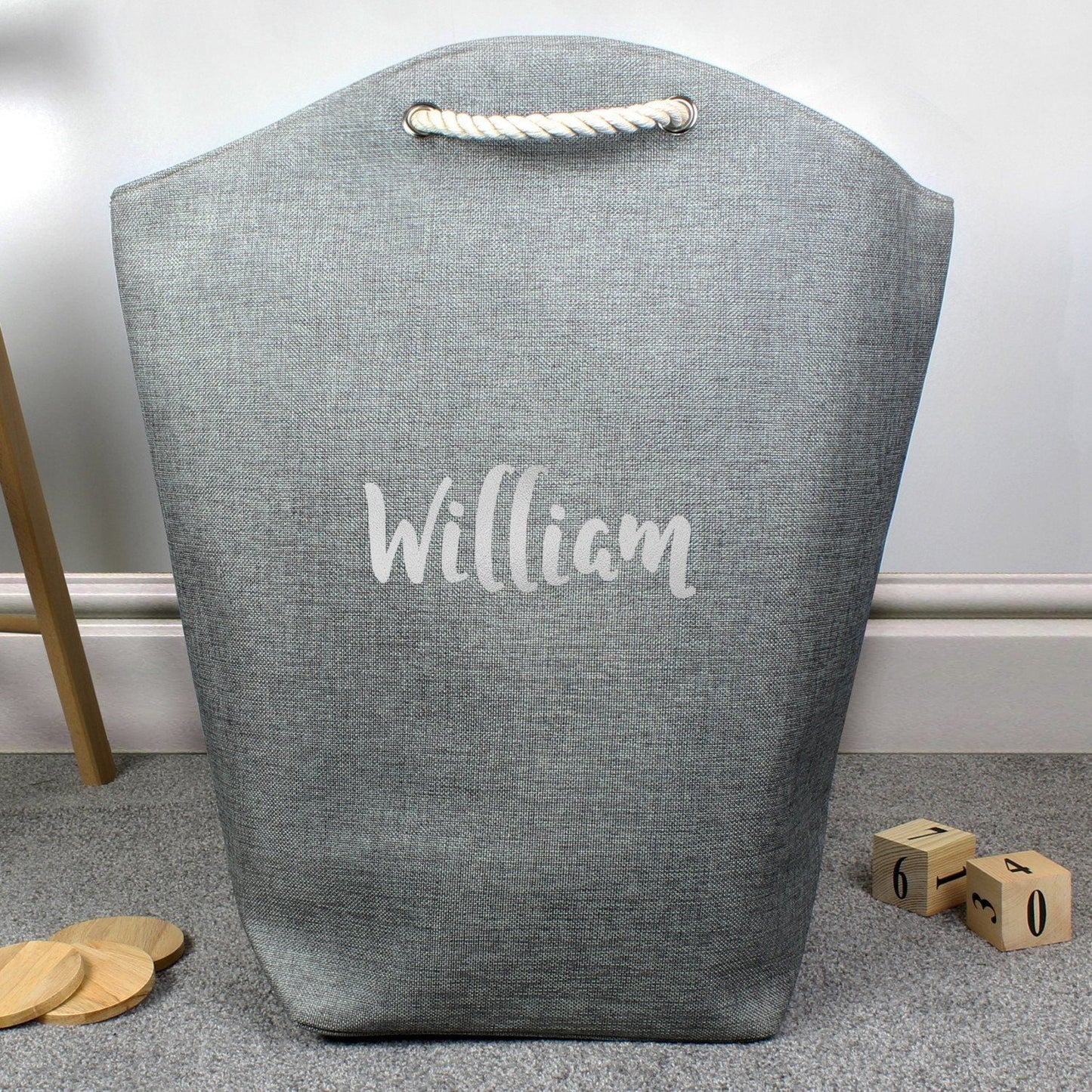 Personalised Silver Name Storage Bag: 2 - Storage By Gift Moments