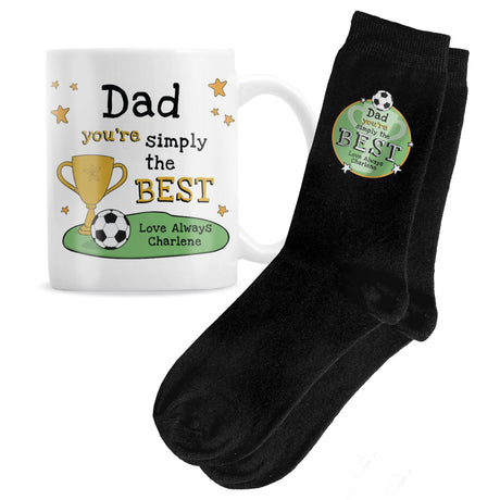 Personalised Simply The Best Mug & Socks Set: 5 - Mugs By Gift Moments