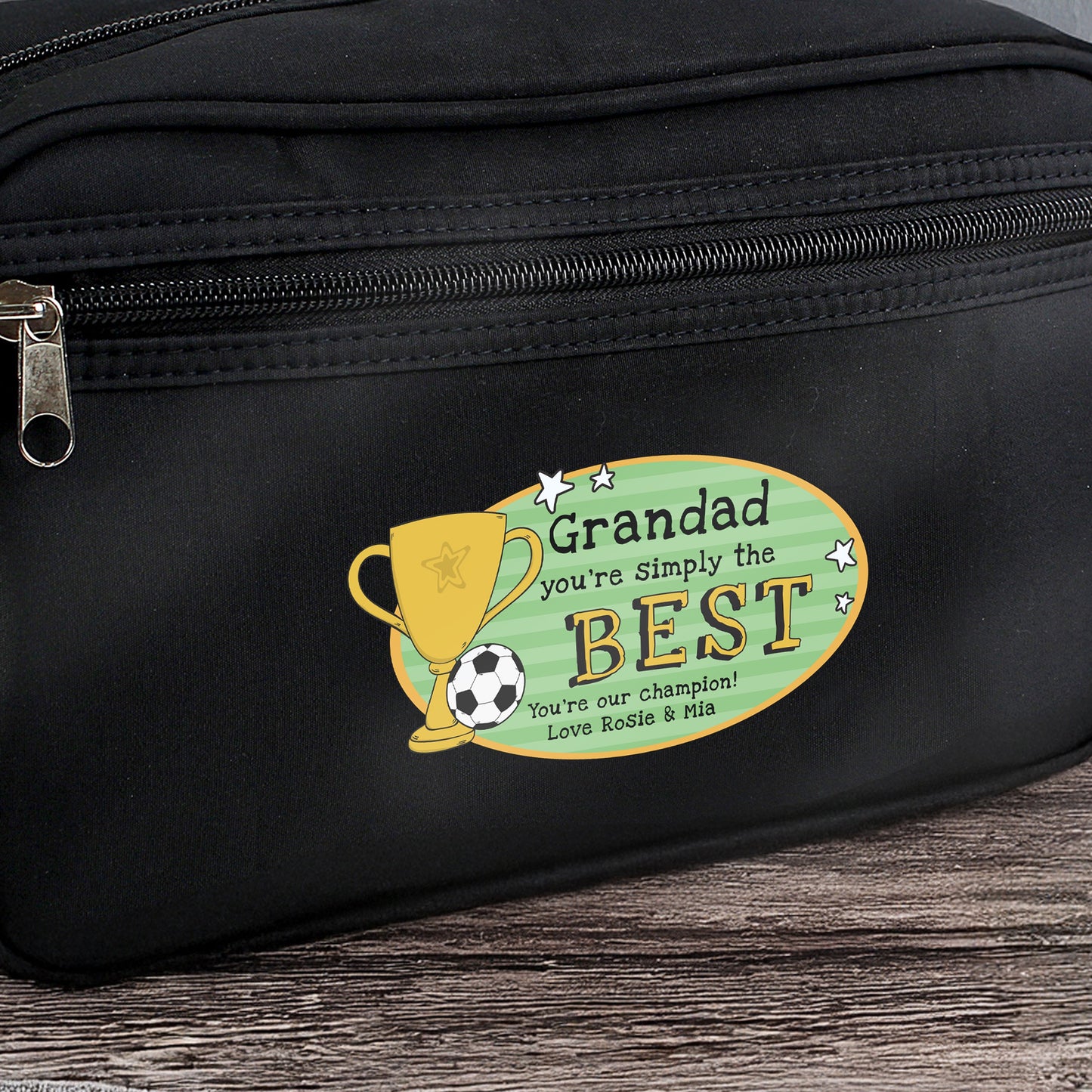 Personalised Simply The Best Toiletry Bag: 3 - Toiletry & Makeup Bags By Gift Moments
