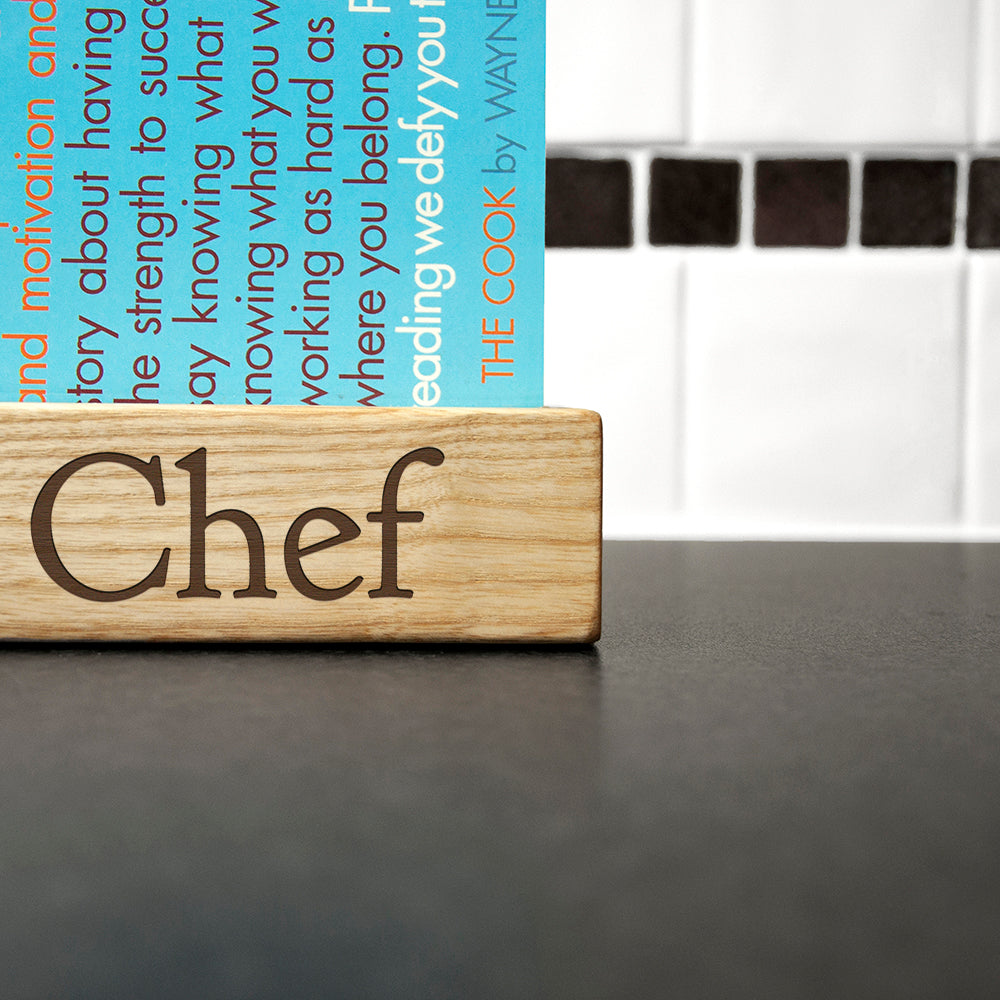Personalised Single Kitchen Recipe Book or Tablet Holder: 5 Tech Accessories By Gift Moments