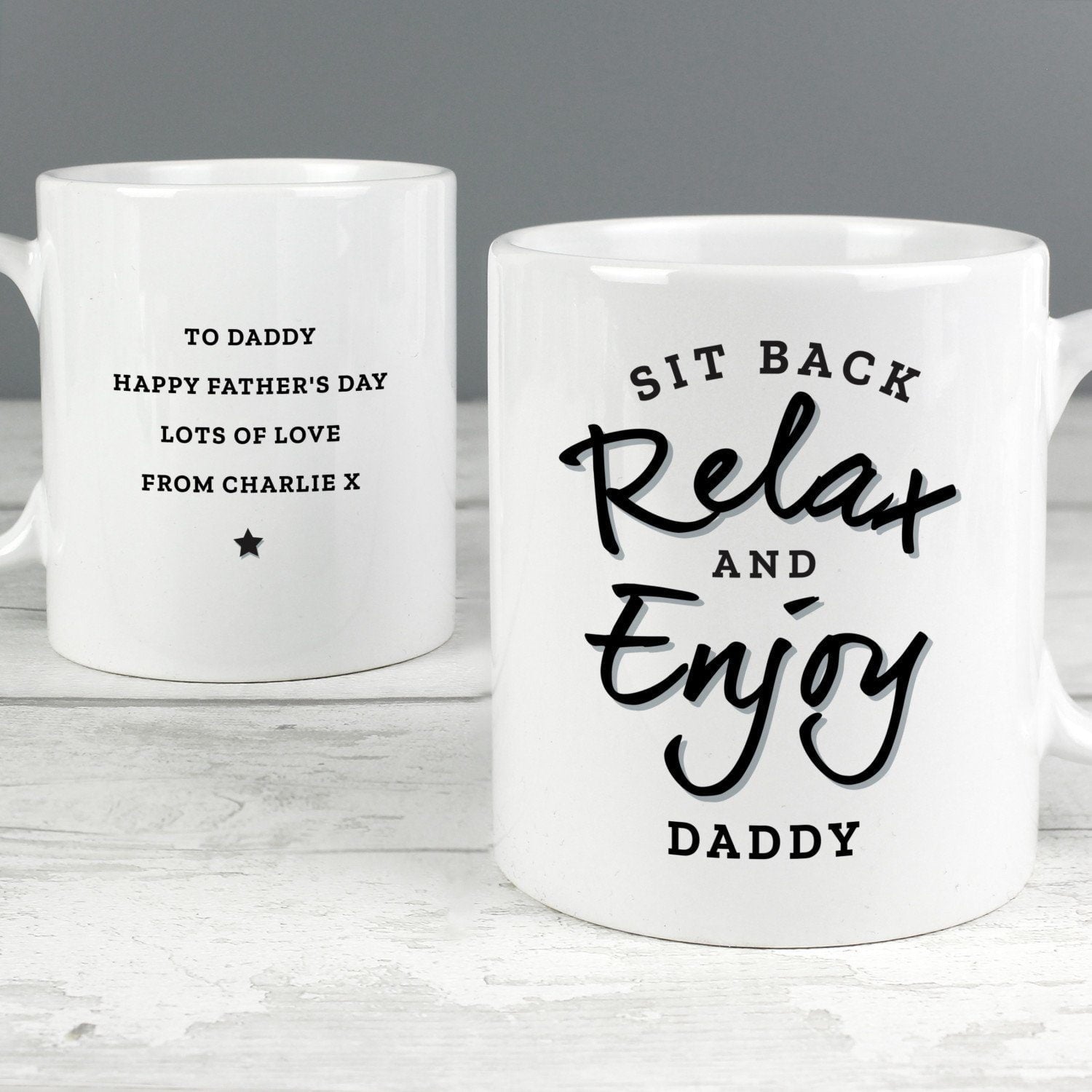 Personalised Sit Back & Relax Mug: 2 - Mugs By Gift Moments