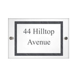 Personalised Slate Effect Acrylic House Sign: 3 - House Signs By Gift Moments