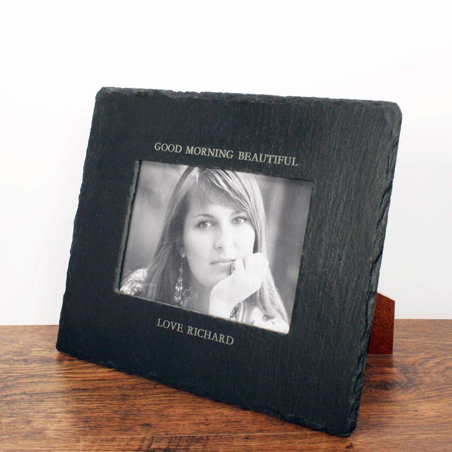 Personalised Slate Landscape Photo Frame: 1 - Photo Frames By Gift Moments