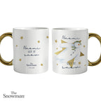 Personalised The Snowman Let it Snow Gold Handed Mug - Shop Mugs At Gift Moments - 4