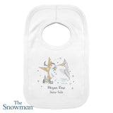 Personalised The Snowman Magical Adventure Bib: 4 - Baby Clothing By The Snowman