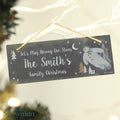 Personalised The Snowman Magical Adventure Hanging Slate Plaque - Shop Signs & Plaques At Gift Moments - 1