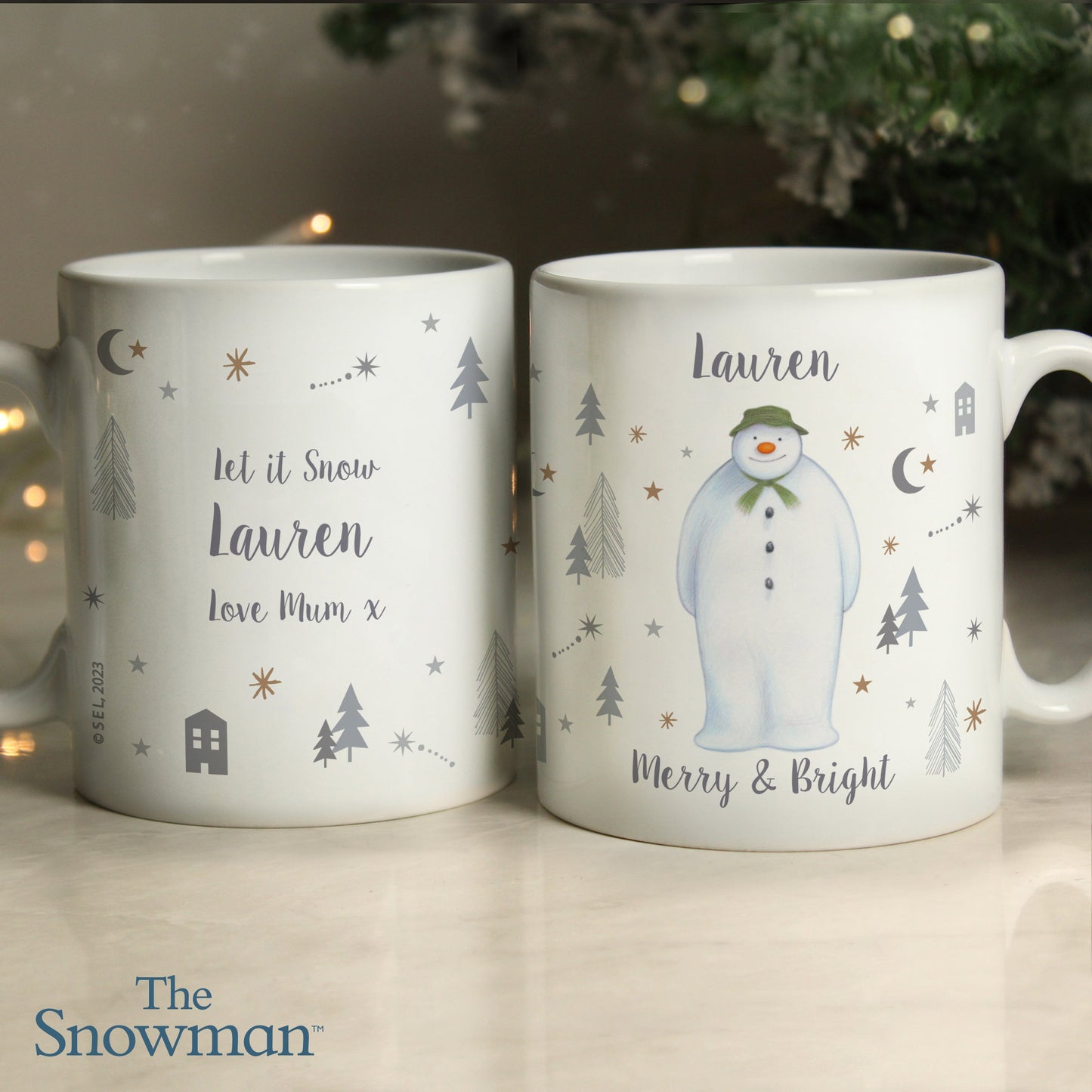 Personalised The Snowman Magical Adventure Mug: 3 - Mugs By The Snowman