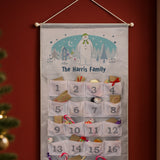 Personalised The Snowman and the Snowdog Advent Calendar In Silver Grey: 2 - Advent Calendars By The Snowman