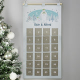 Personalised The Snowman and the Snowdog Advent Calendar In Silver Grey: 5 - Advent Calendars By The Snowman