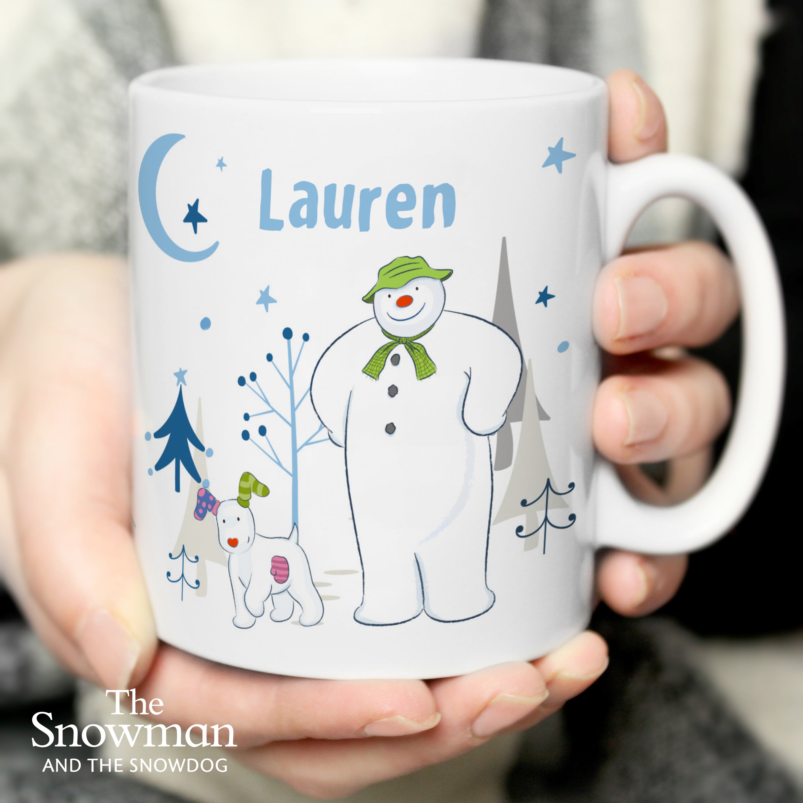 Personalised The Snowman and the Snowdog Mug - Shop Mugs At Gift Moments - 3