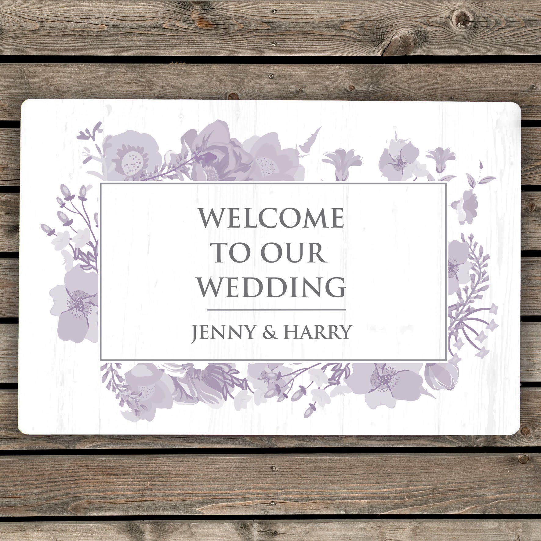 Personalised Soft Watercolour Metal Sign - Shop Signs & Plaques At Gift Moments - 1
