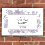 Personalised Soft Watercolour Metal Sign: 2 - Signs & Plaques By Gift Moments