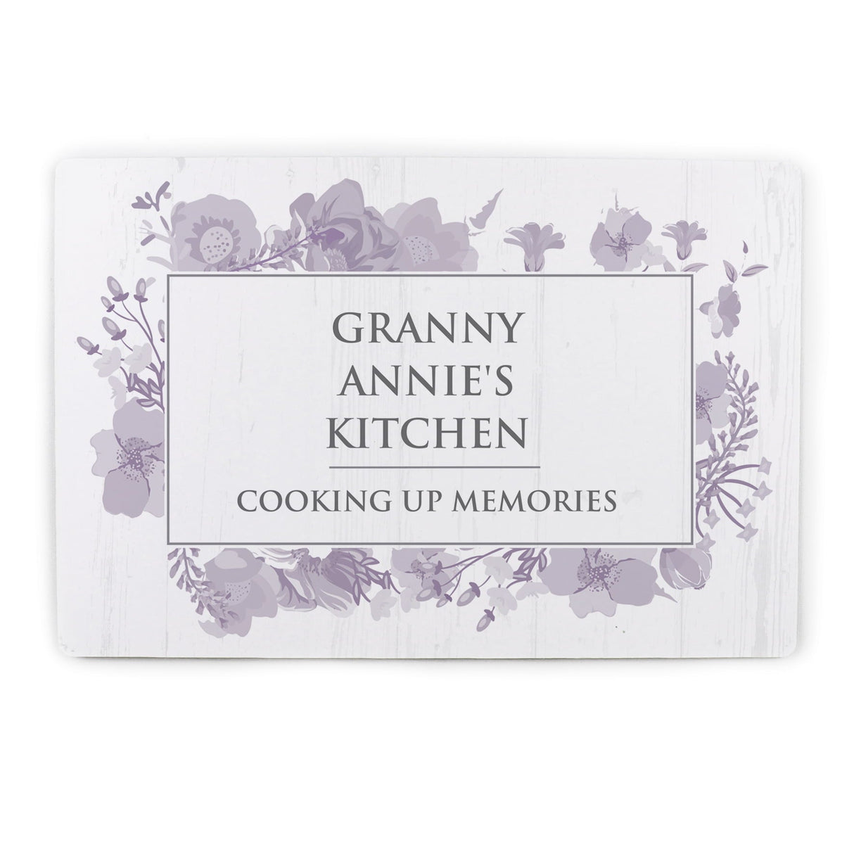 Personalised Soft Watercolour Metal Sign: 5 - Signs & Plaques By Gift Moments