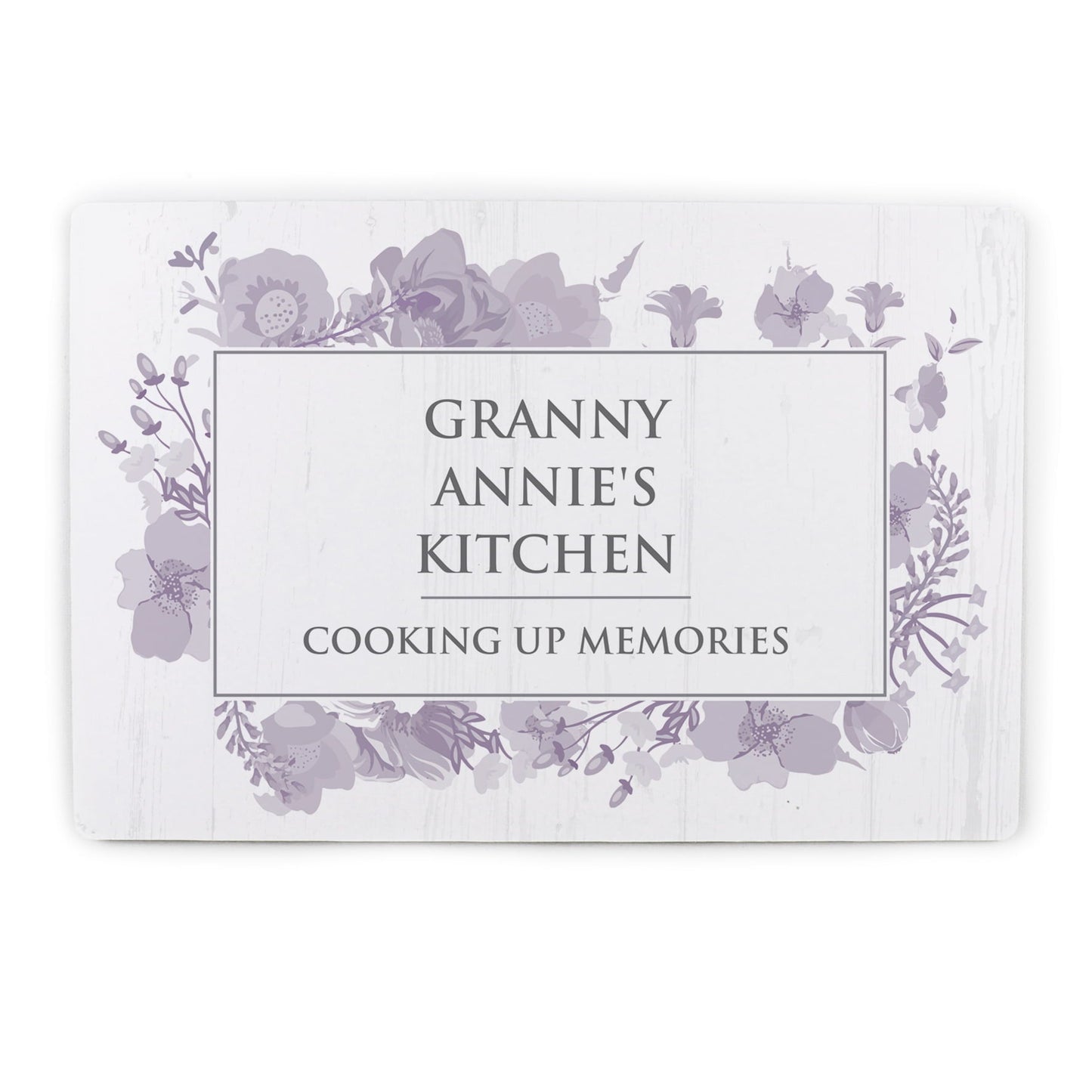 Personalised Soft Watercolour Metal Sign: 5 - Signs & Plaques By Gift Moments