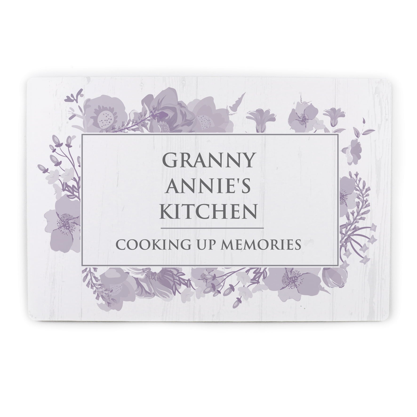 Personalised Soft Watercolour Metal Sign: 5 - Signs & Plaques By Gift Moments