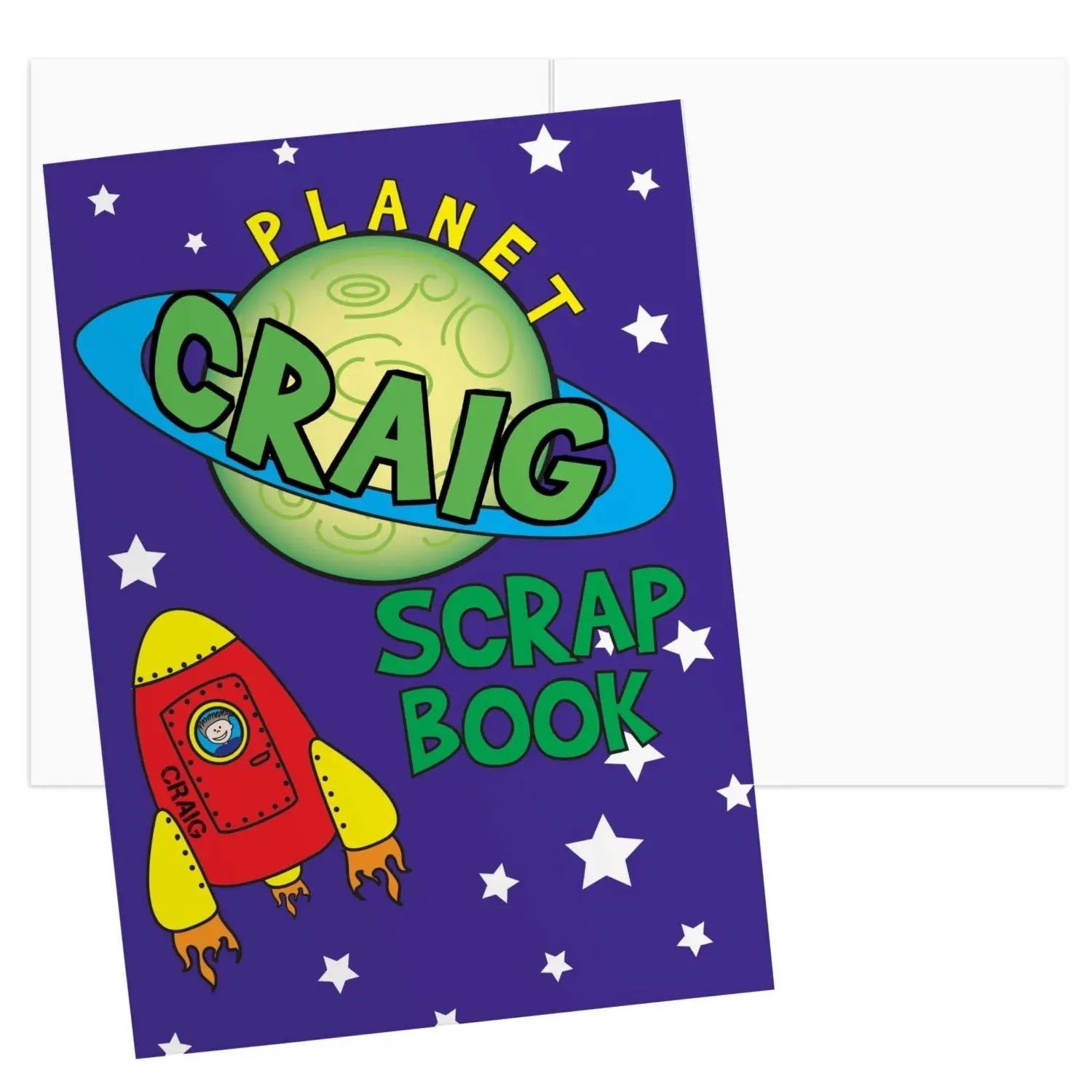 Personalised Space - A4 Scrapbook: 3 - Books By Gift Moments
