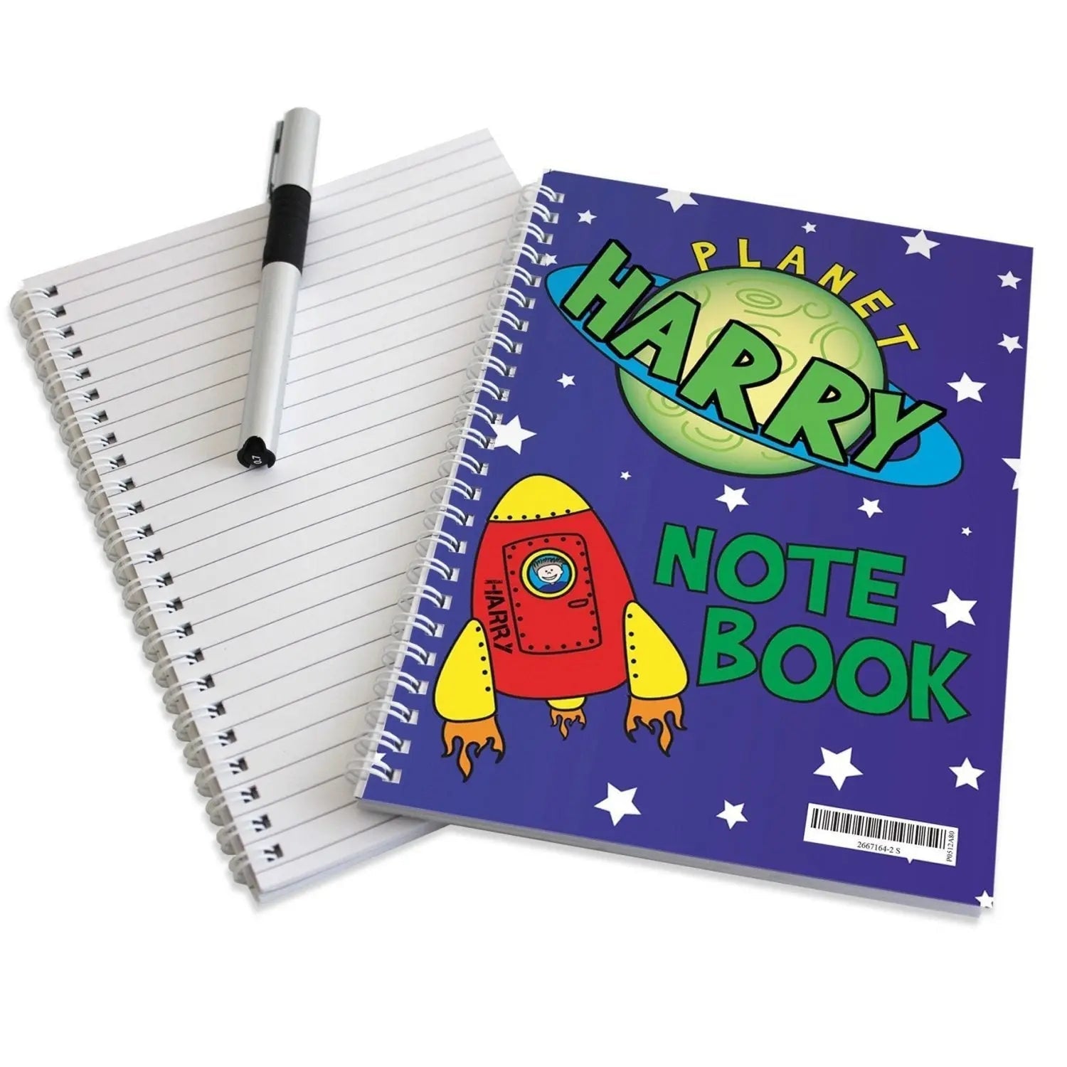 Personalised Space A5 Notebook: 4 - Notebooks By Gift Moments
