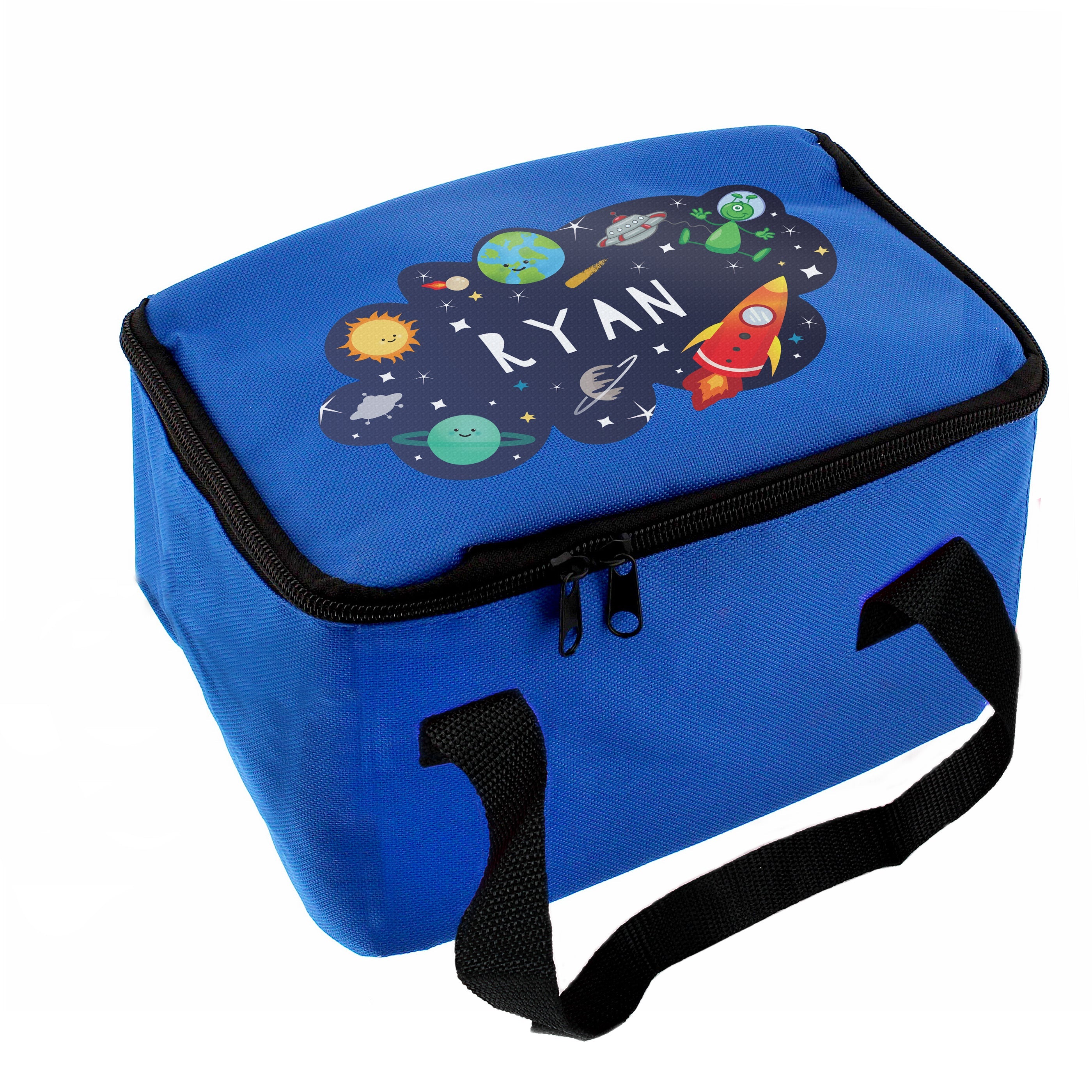 Personalised Space Blue Lunch Bag - Shop Lunch Boxes & Bags At Gift Moments - 5