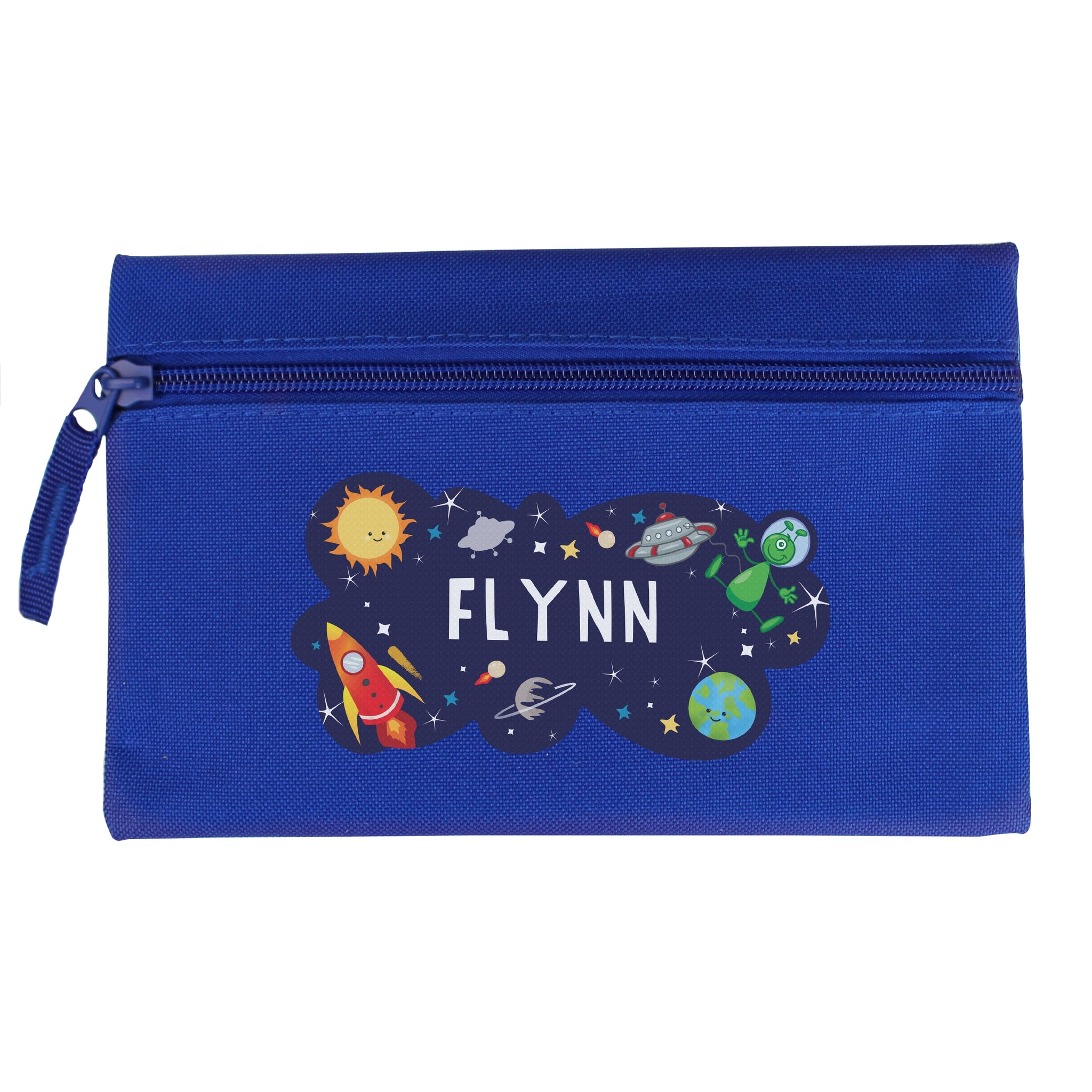 Personalised Space Blue Pencil Case: 5 - Pencil Cases & Sets By Gift Moments