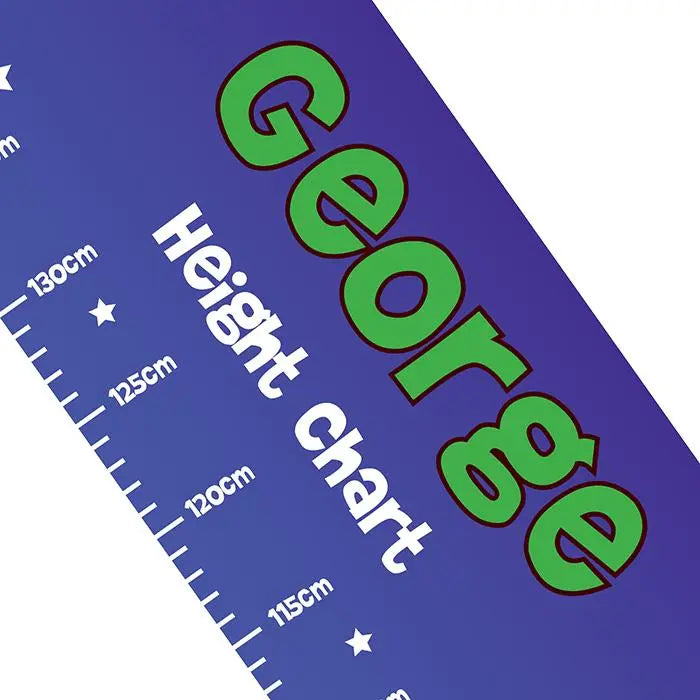 Personalised Space Height Chart: 6 - Height Charts By Gift Moments