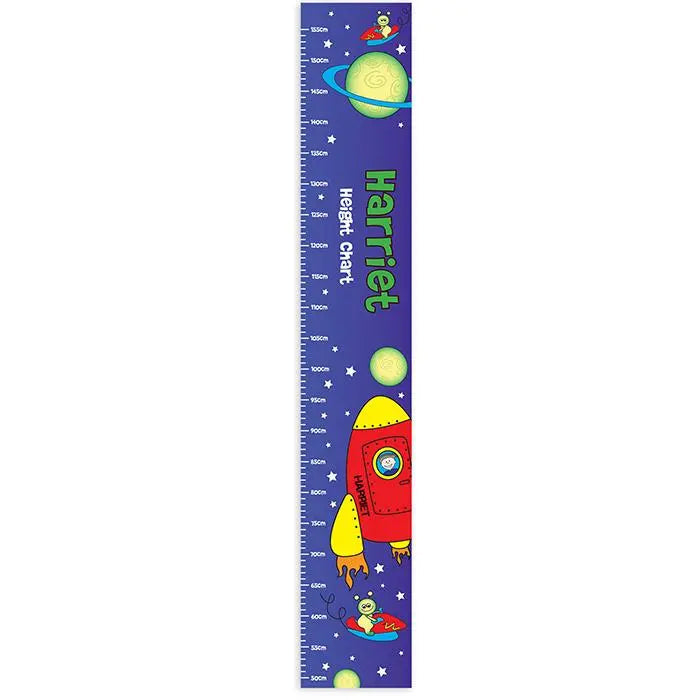 Personalised Space Height Chart: 5 - Height Charts By Gift Moments